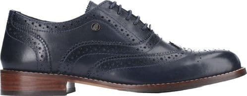 Hush Puppies Natalie Lace Ladies Shoes Navy